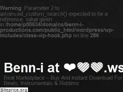 Sites similar to benn-i-productions.com