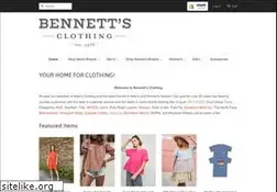 Sites similar to bennettsclothing.com