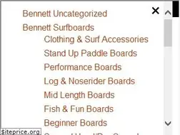 Sites similar to bennettsurfboards.com