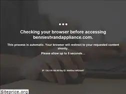 Sites similar to benniestvandappliance.com