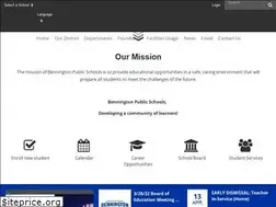 Sites similar to benningtonschools.org