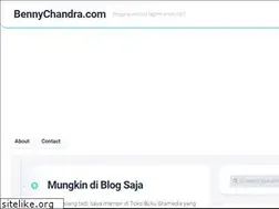 Sites similar to bennychandra.com