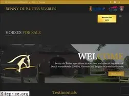Sites similar to bennyderuiterstables.com