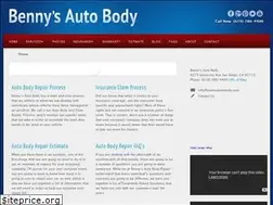 Sites similar to bennysautobody.com
