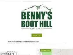 bennysboothillonline.com