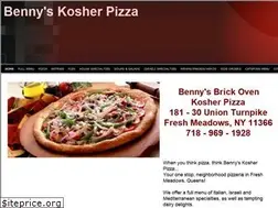 Sites similar to bennyskosherpizza.com