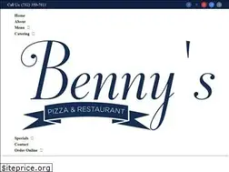 Sites similar to bennyspizzaspringlake.com