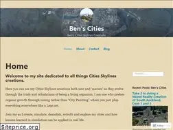 Sites similar to benscities.wordpress.com