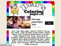 Sites similar to benscoloringpages.com