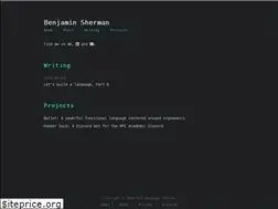 Sites similar to bensherman.io
