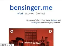 Sites similar to bensinger.me