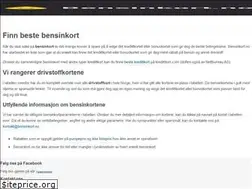 Sites similar to bensinkort.no