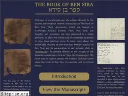 Sites similar to bensira.org