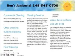 Sites similar to bensjanitorial.com