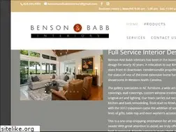 Sites similar to bensonandbabbinteriors.com