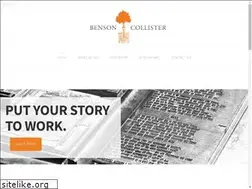 Sites similar to bensoncollister.com