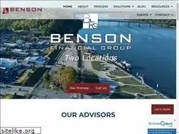 Sites similar to bensonfinancialgroup.com
