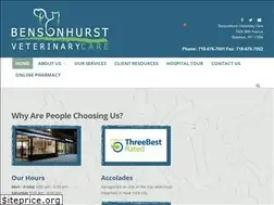 Sites similar to bensonhurstveterinarycare.com