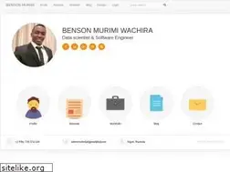 Sites similar to bensonmurimi.com
