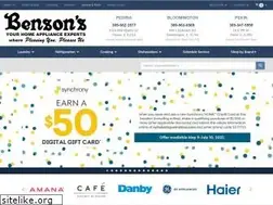 Sites similar to bensonsappliance.com