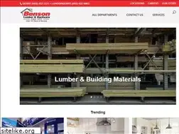 Sites similar to bensonslumber.com