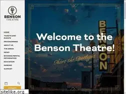 Sites similar to bensontheatre.org
