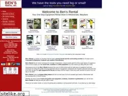 Sites similar to bensrental.com