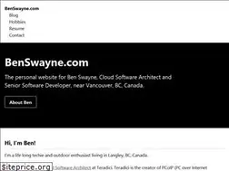 Sites similar to benswayne.com
