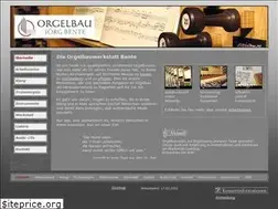 Sites similar to bente-orgelbau.de