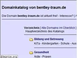 Sites similar to bentley-traum.de