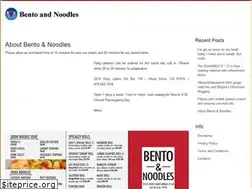 Sites similar to bentoandnoodles.com