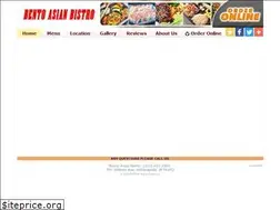 Sites similar to bentoasianbistro.com