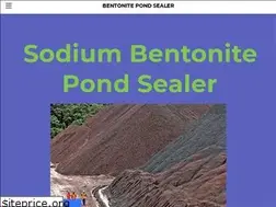 Sites similar to bentonitepondsealer.com