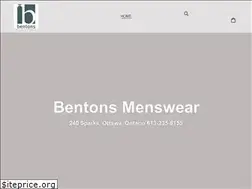 Sites similar to bentonsmenswear.com