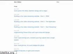 Sites similar to benwilber.github.io