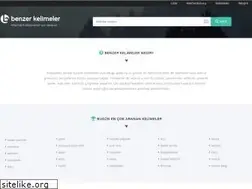 Sites similar to benzerkelimeler.com