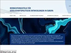 Sites similar to beobachtungsstelle-gesellschaftspolitik.de