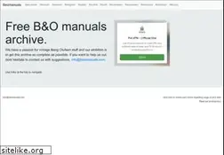 Sites similar to beomanuals.com