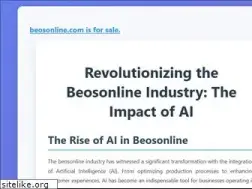 Sites similar to beosonline.com