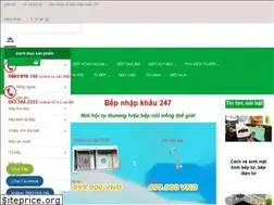Sites similar to bepnhapkhau247.com