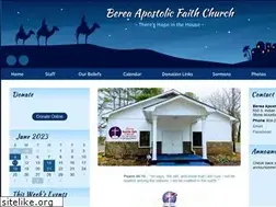 Sites similar to bereaapostolicfaith.org