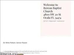 Sites similar to bereanbaptist.net