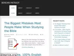 Sites similar to bereanpatriot.com