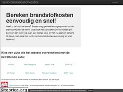Sites similar to berekenbrandstofkosten.nl
