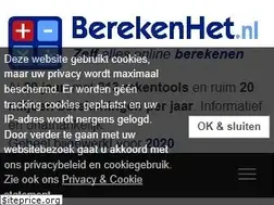 Sites similar to berekenhet.nl