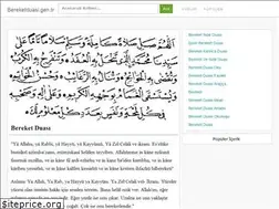 Sites similar to bereketduasi.gen.tr