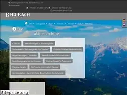 Sites similar to bergbach24.de