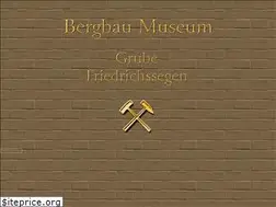 Sites similar to bergbaumuseum-friedrichssegen.de