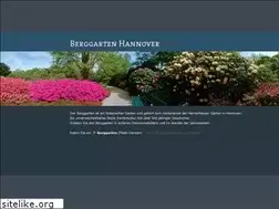 Sites similar to berggarten-hannover.de