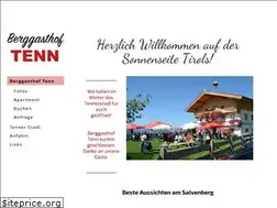 Sites similar to berggasthof-tenn.at